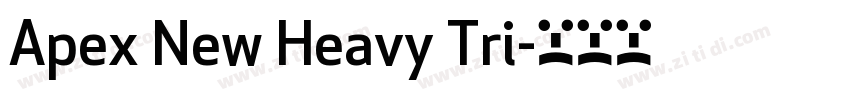 Apex New Heavy Tri字体转换